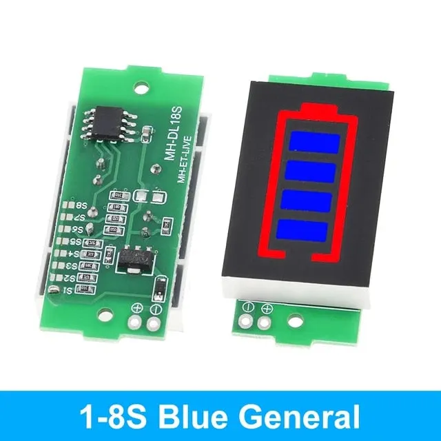 18650 Lithium Battery Capacity Indicator Module