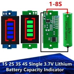 18650 Lithium Battery Capacity Indicator Module