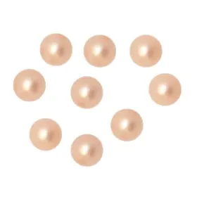 2081/2 Flat back Cabochon HOTFIX Crystal Rose Gold Pearl- SS10 - 2.8mm (50)