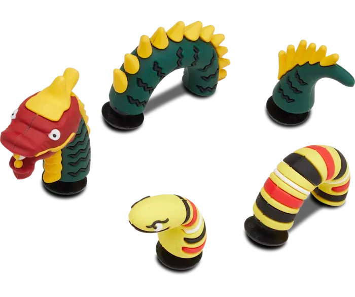 3D Monsters 5-Pack Jibbitz Charms