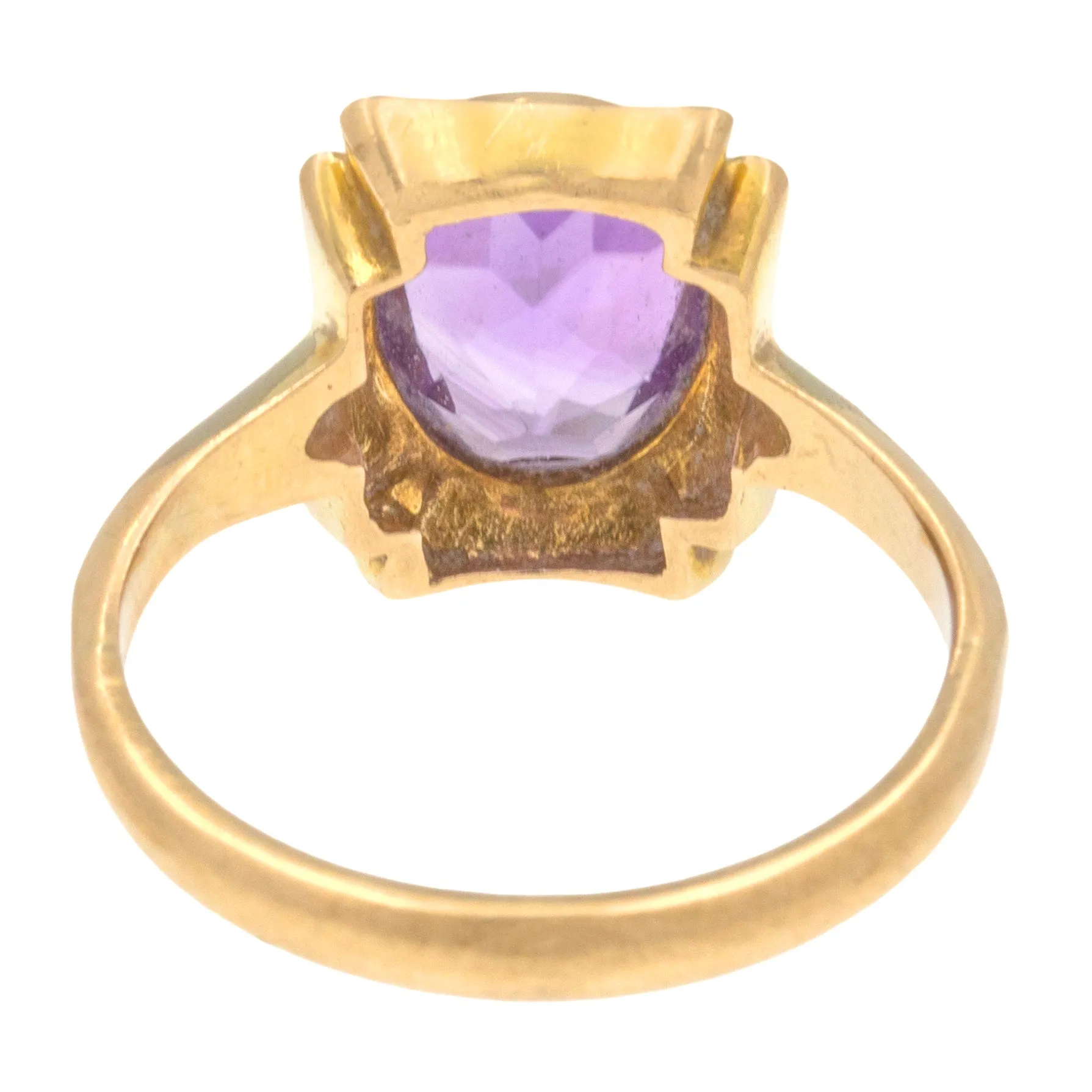 9ct Gold Amethyst Ring, 1.40ct