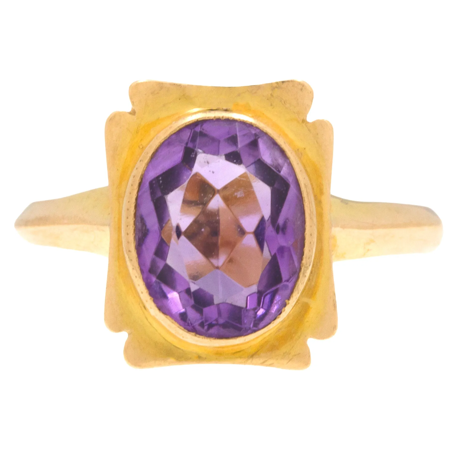 9ct Gold Amethyst Ring, 1.40ct