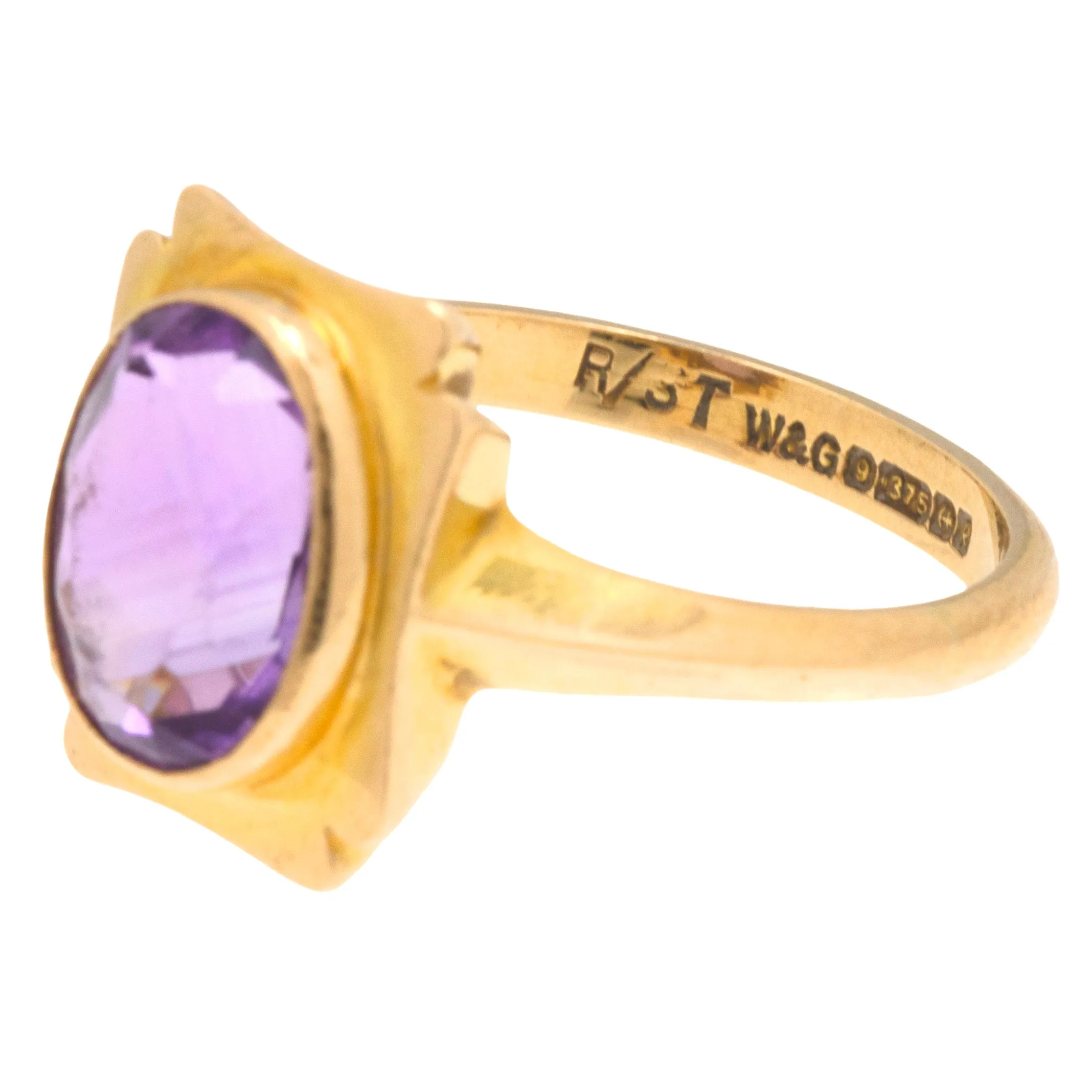 9ct Gold Amethyst Ring, 1.40ct