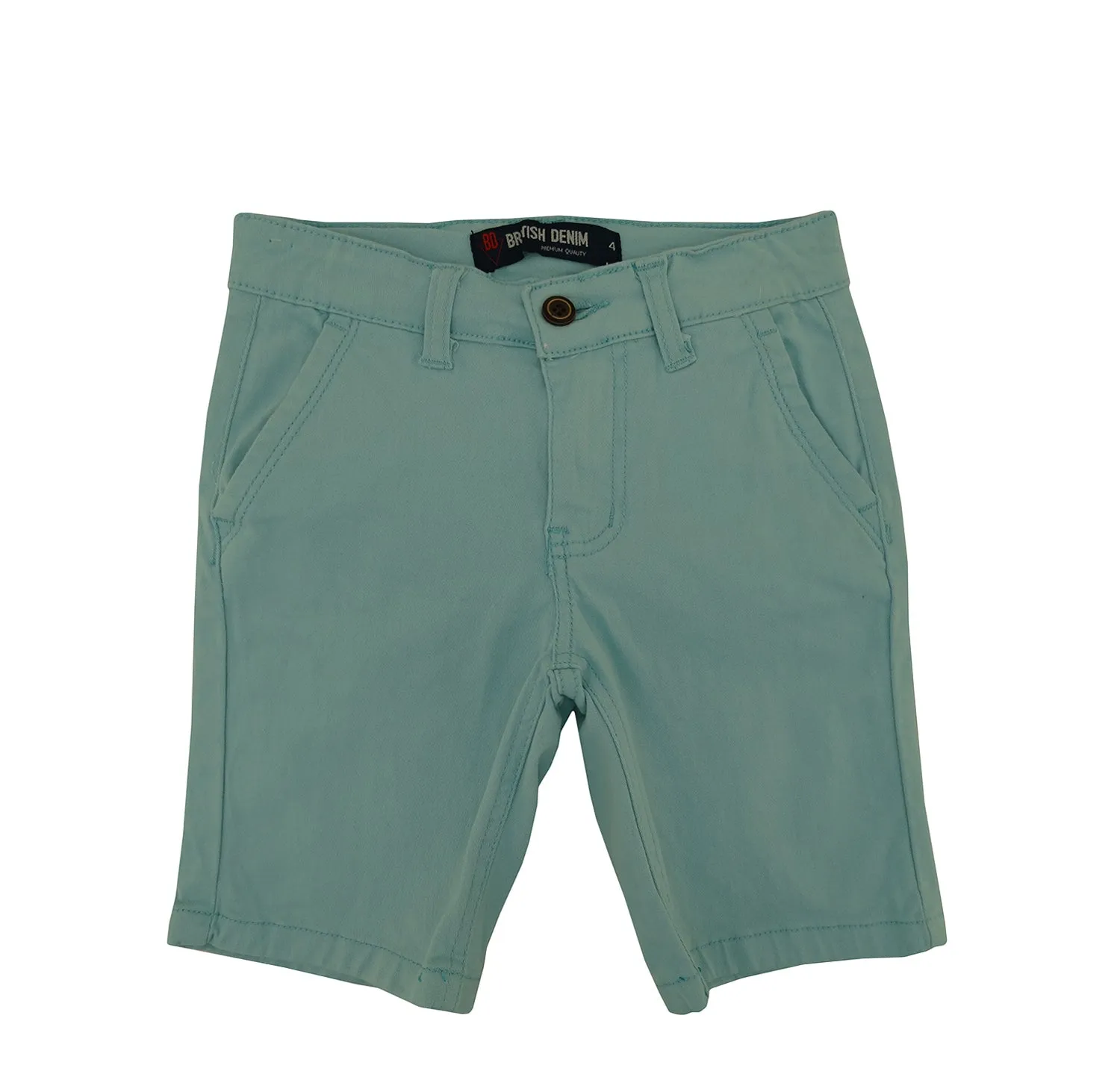 AB13253, Boys' British Denim Bermuda Slim Fit Shorts