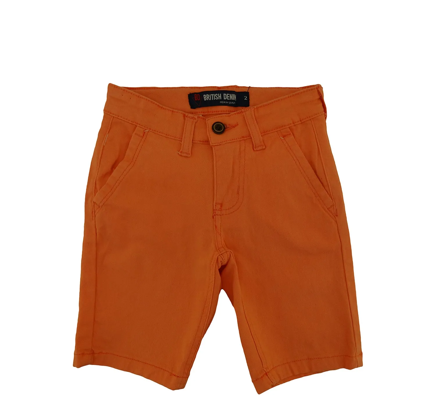 AB13253, Boys' British Denim Bermuda Slim Fit Shorts