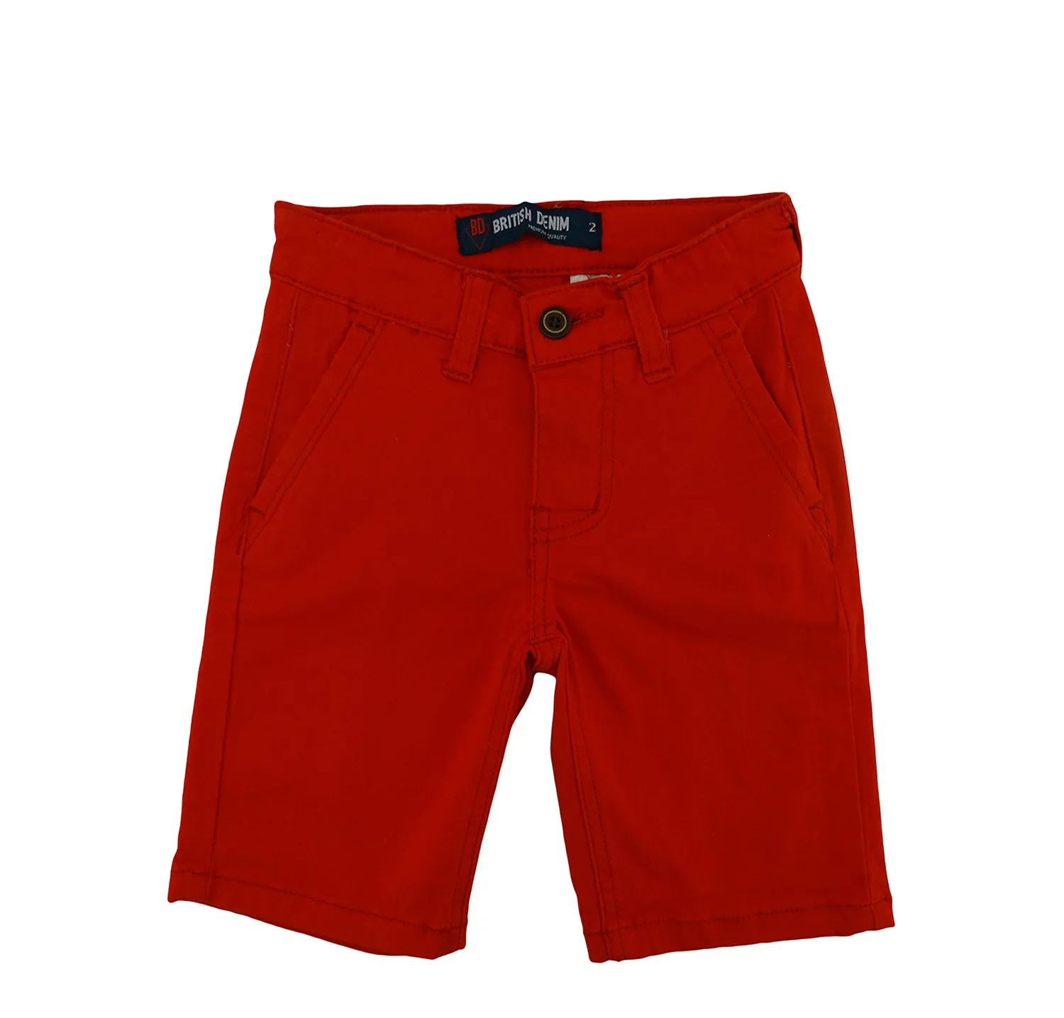 AB13253, Boys' British Denim Bermuda Slim Fit Shorts