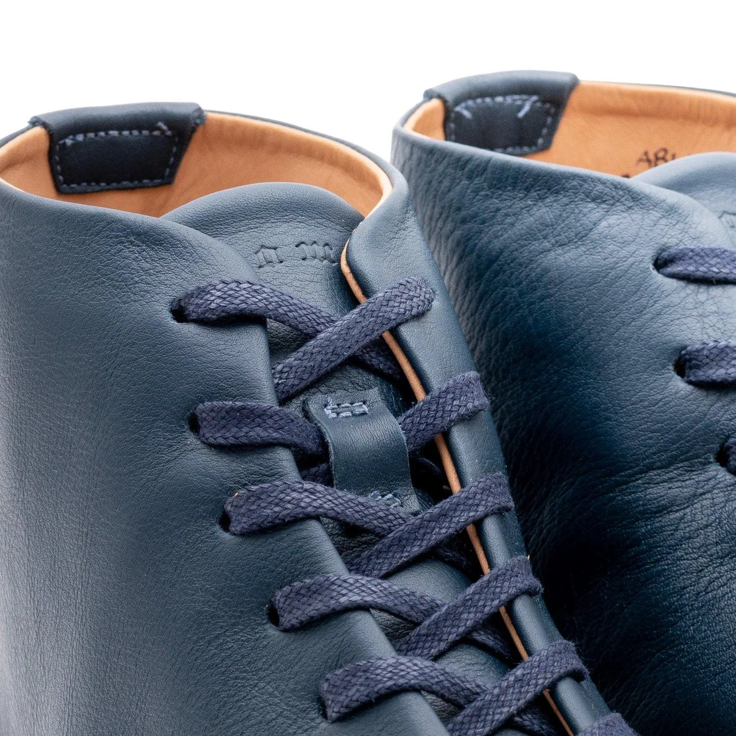 Abington Hi Toe Cap - Navy Calf