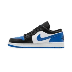 Air Jordan 1 Low Alternate Royal Toe White Black White Royal Blue