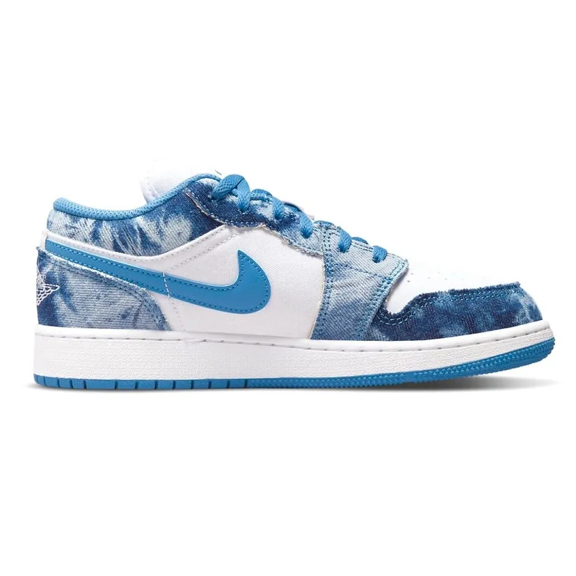 Air Jordan 1 Low GS White Dutch Blue White