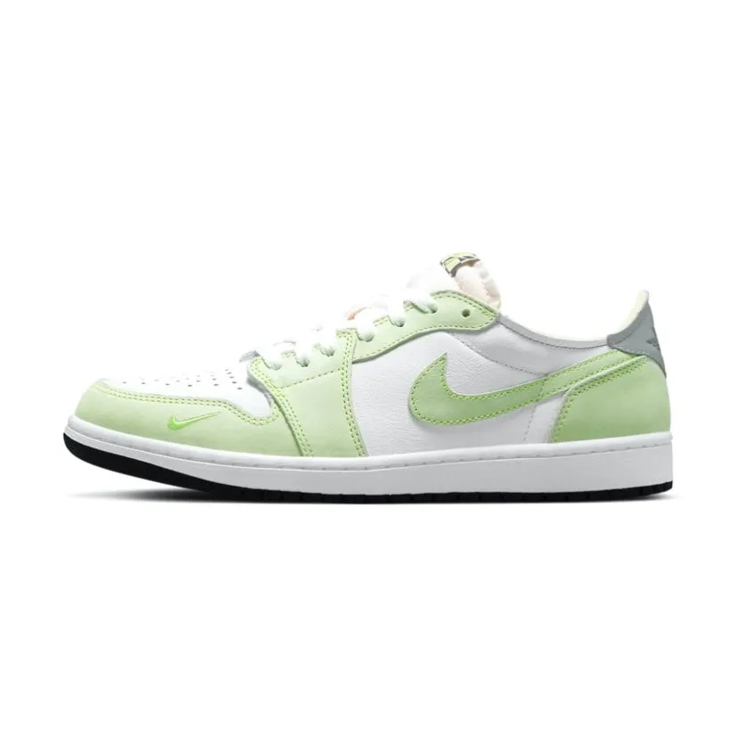 Air Jordan 1 Low OG White Ghost Green Black