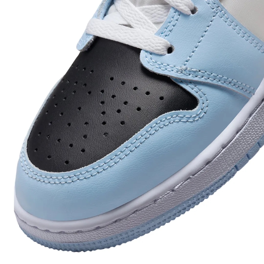 Air Jordan 1 Mid GS Ice Blue Black Sail White