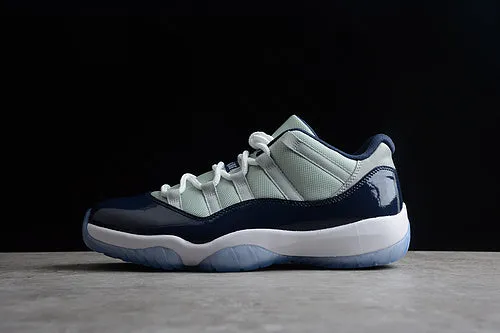 AIR JORDAN 11 RETRO LOW GEORGETOWN GREY MIST/WHITE-MIDNIGHT NAVY