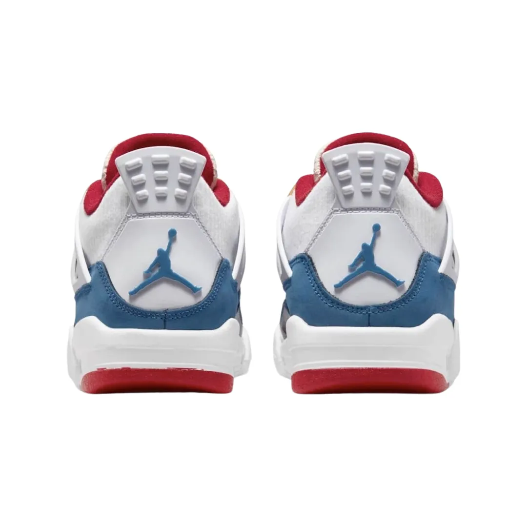 Air Jordan 4 Retro GS Messy Room French Blue White Gym Red