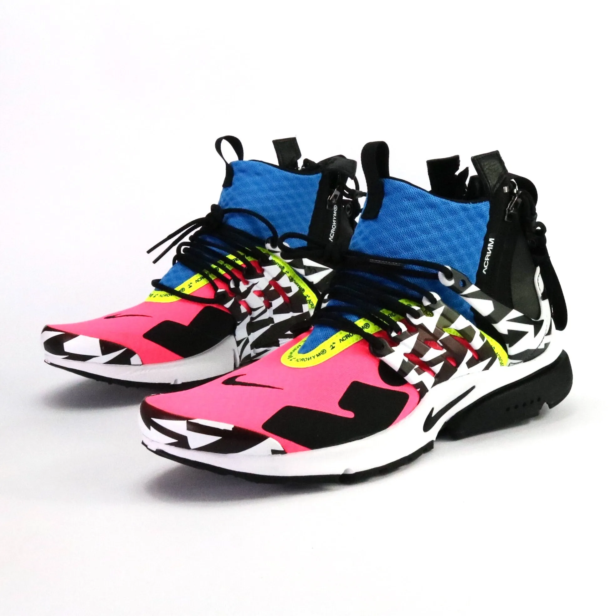 Air Presto Mid Acronym Racer Pink Black Photo Blue