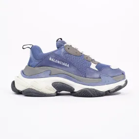 Balenciaga Mens Triple S Navy / Grey / White EU 39 / UK 5