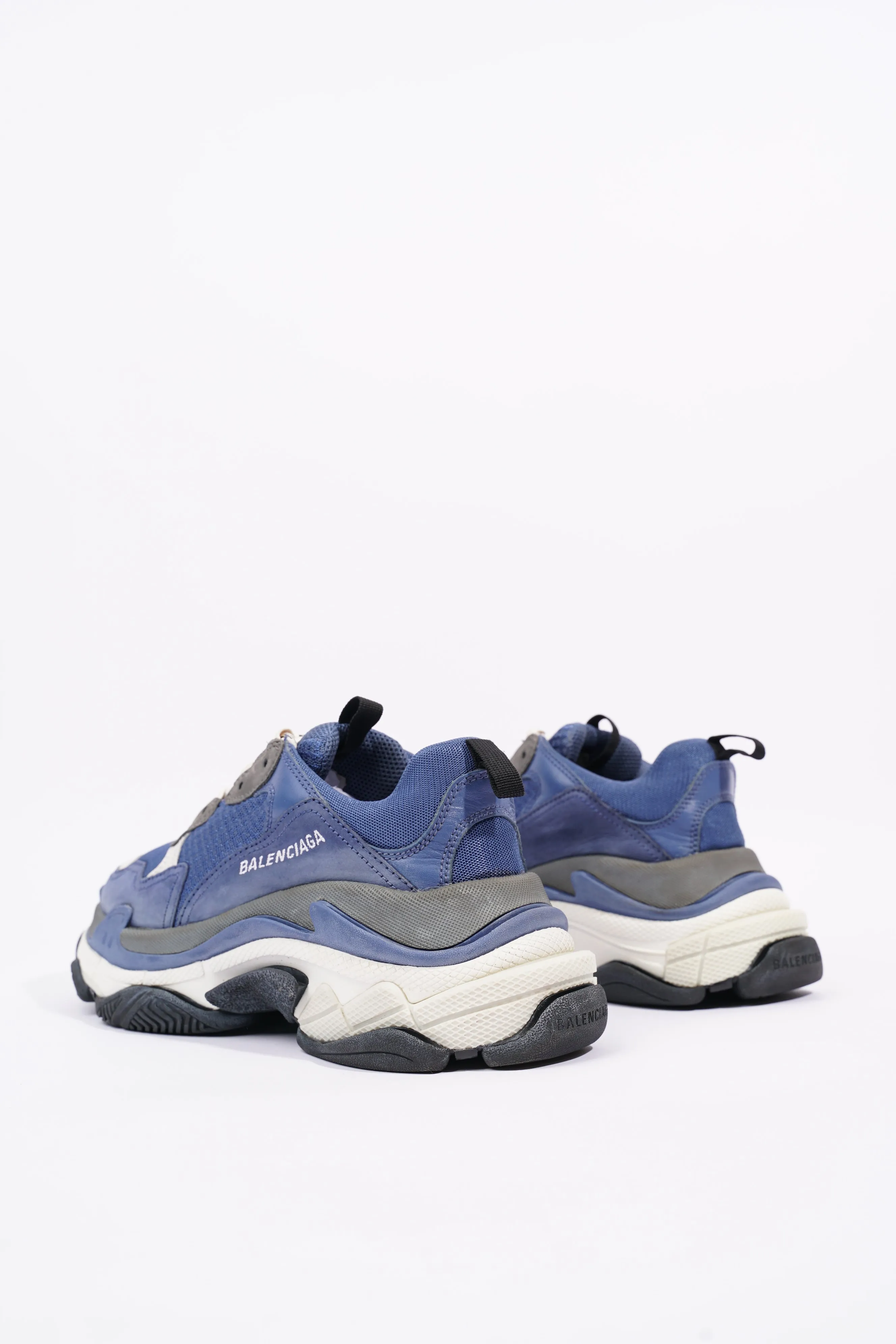 Balenciaga Mens Triple S Navy / Grey / White EU 39 / UK 5