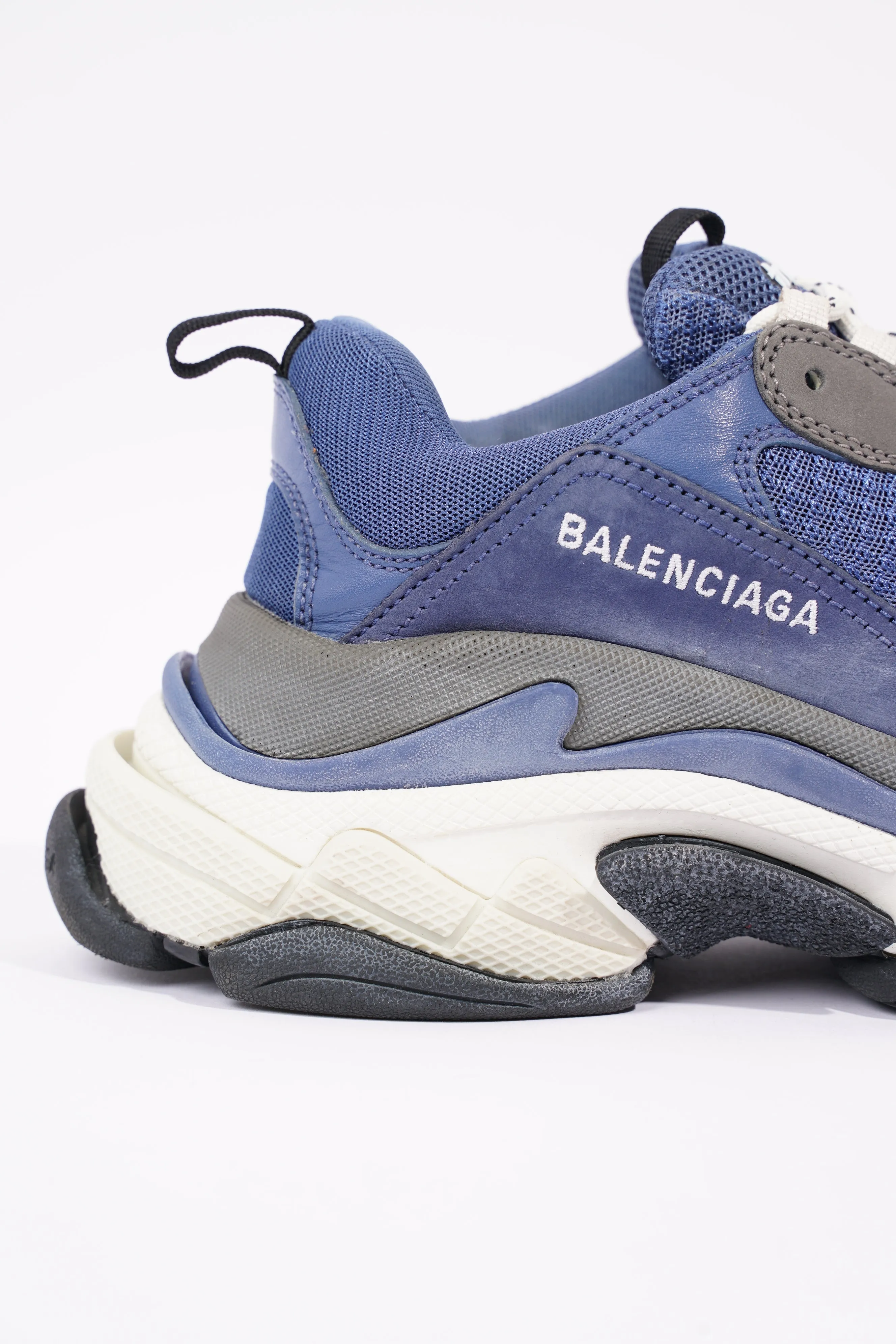 Balenciaga Mens Triple S Navy / Grey / White EU 39 / UK 5