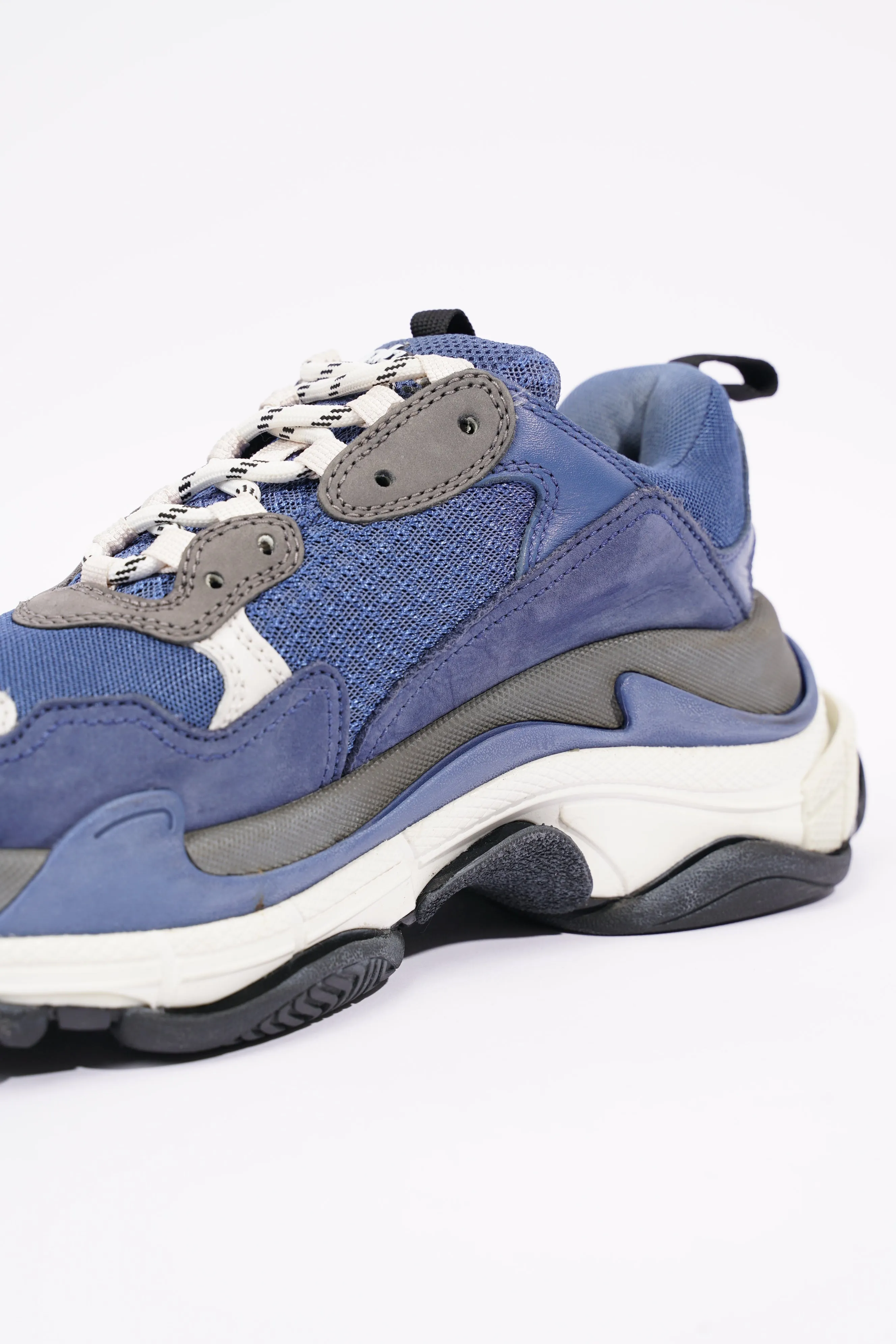 Balenciaga Mens Triple S Navy / Grey / White EU 39 / UK 5