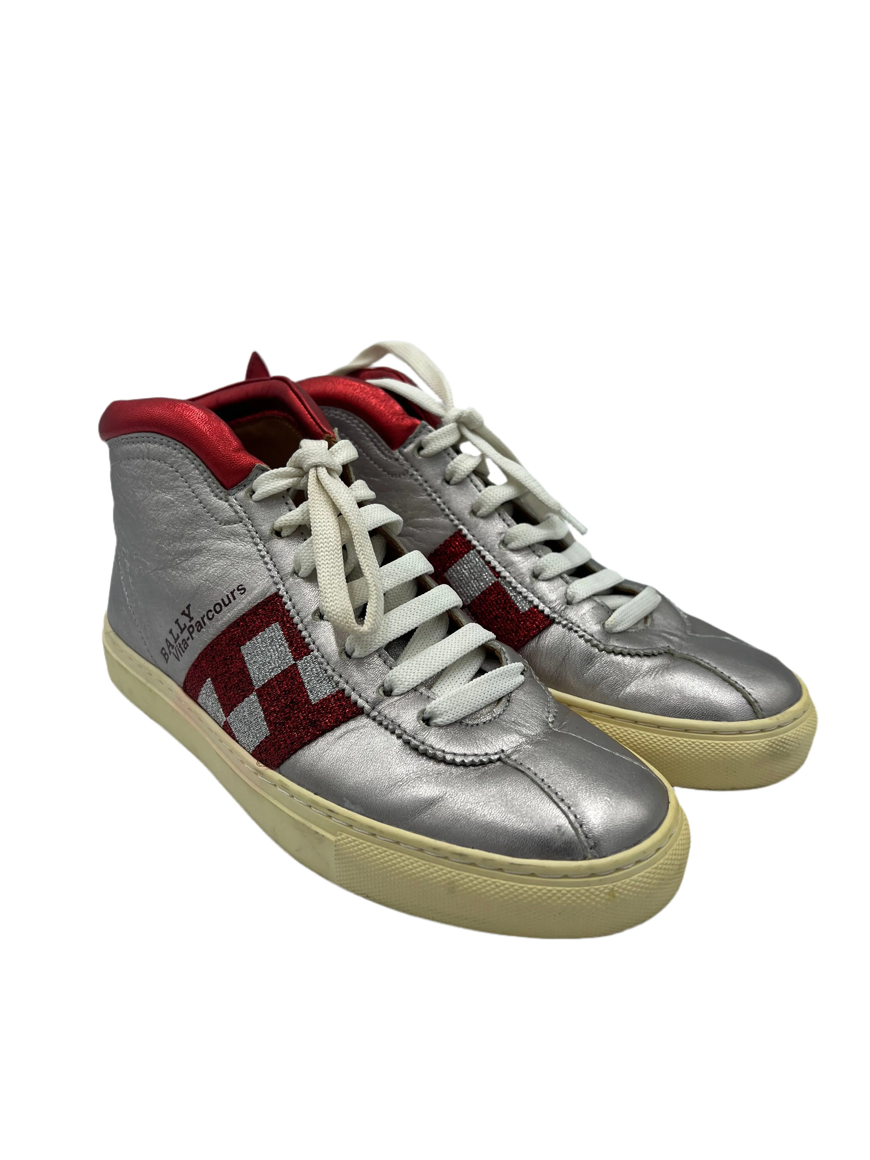 Bally Vita Parcour High-Top Sneakers   Size: 6