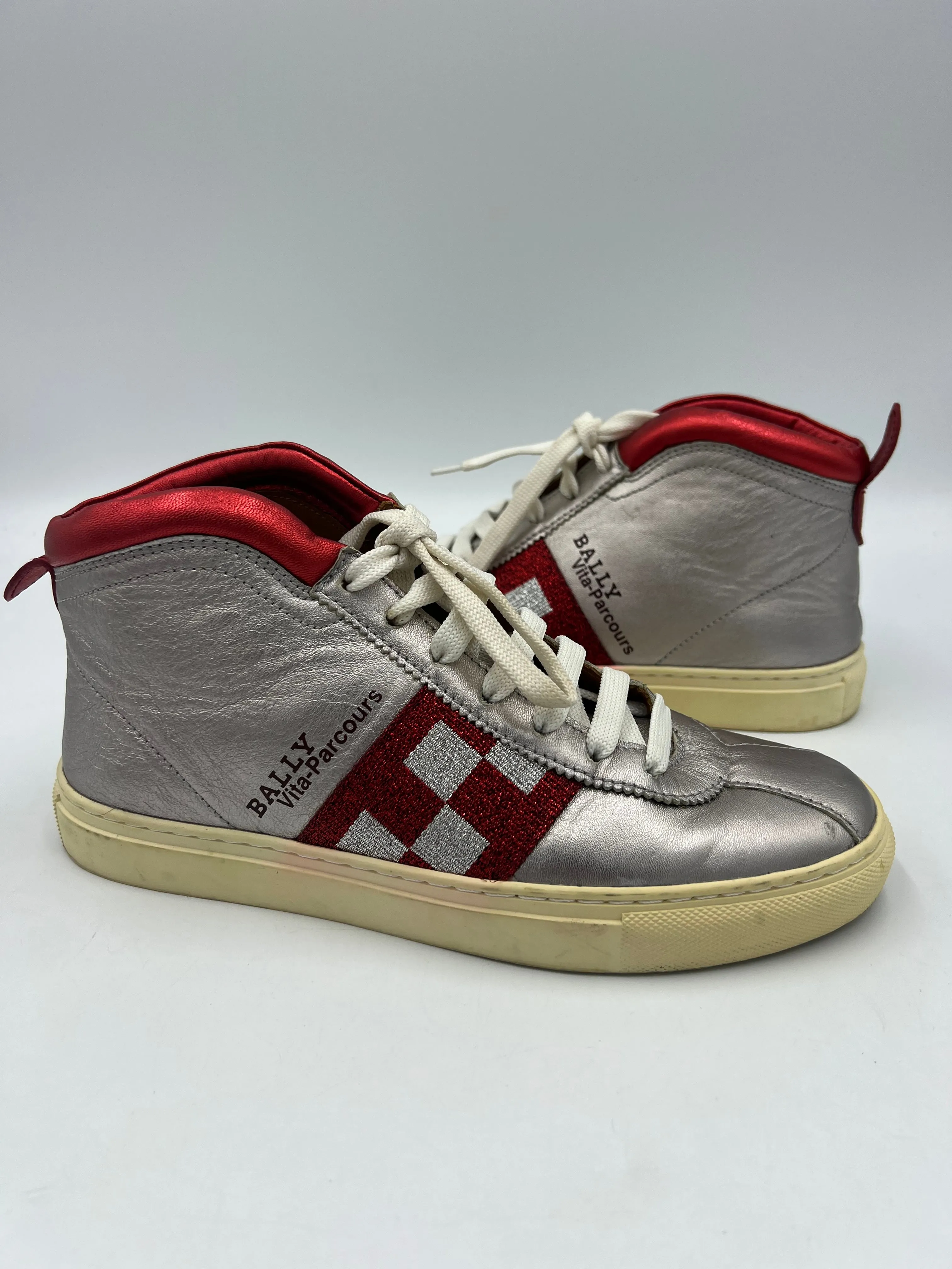 Bally Vita Parcour High-Top Sneakers   Size: 6