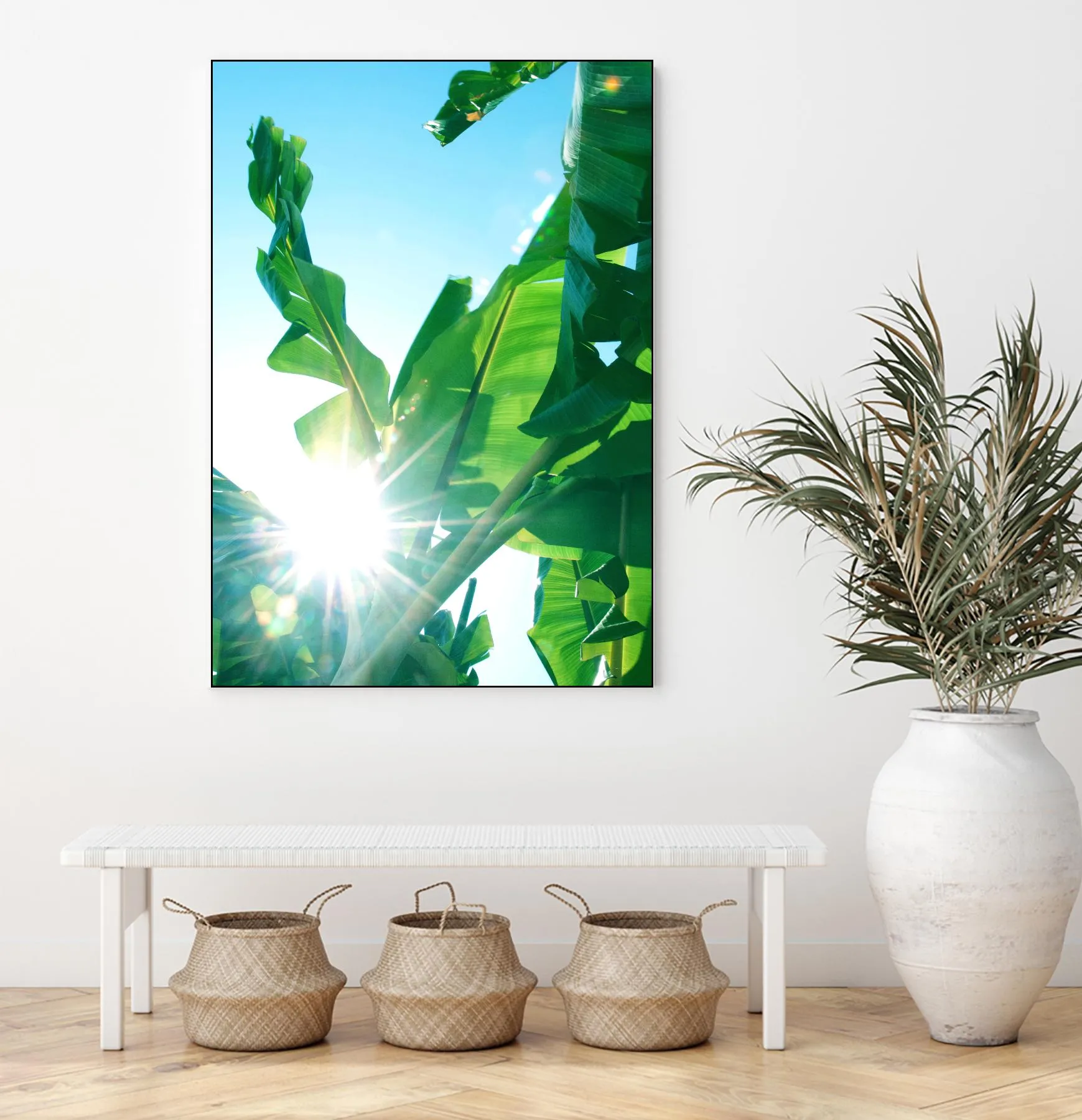 Banana Leaves Delight #1 #tropical #decor #art