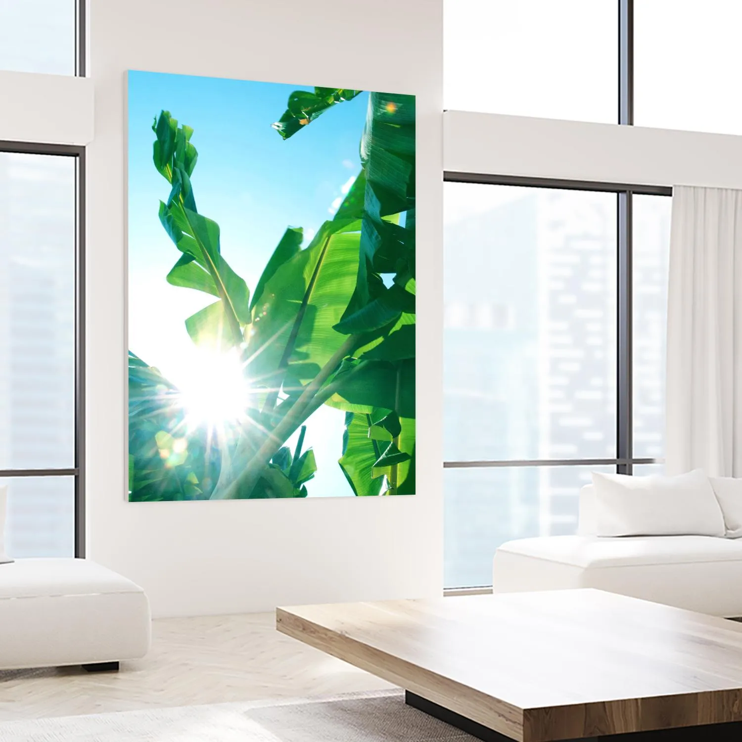 Banana Leaves Delight #1 #tropical #decor #art