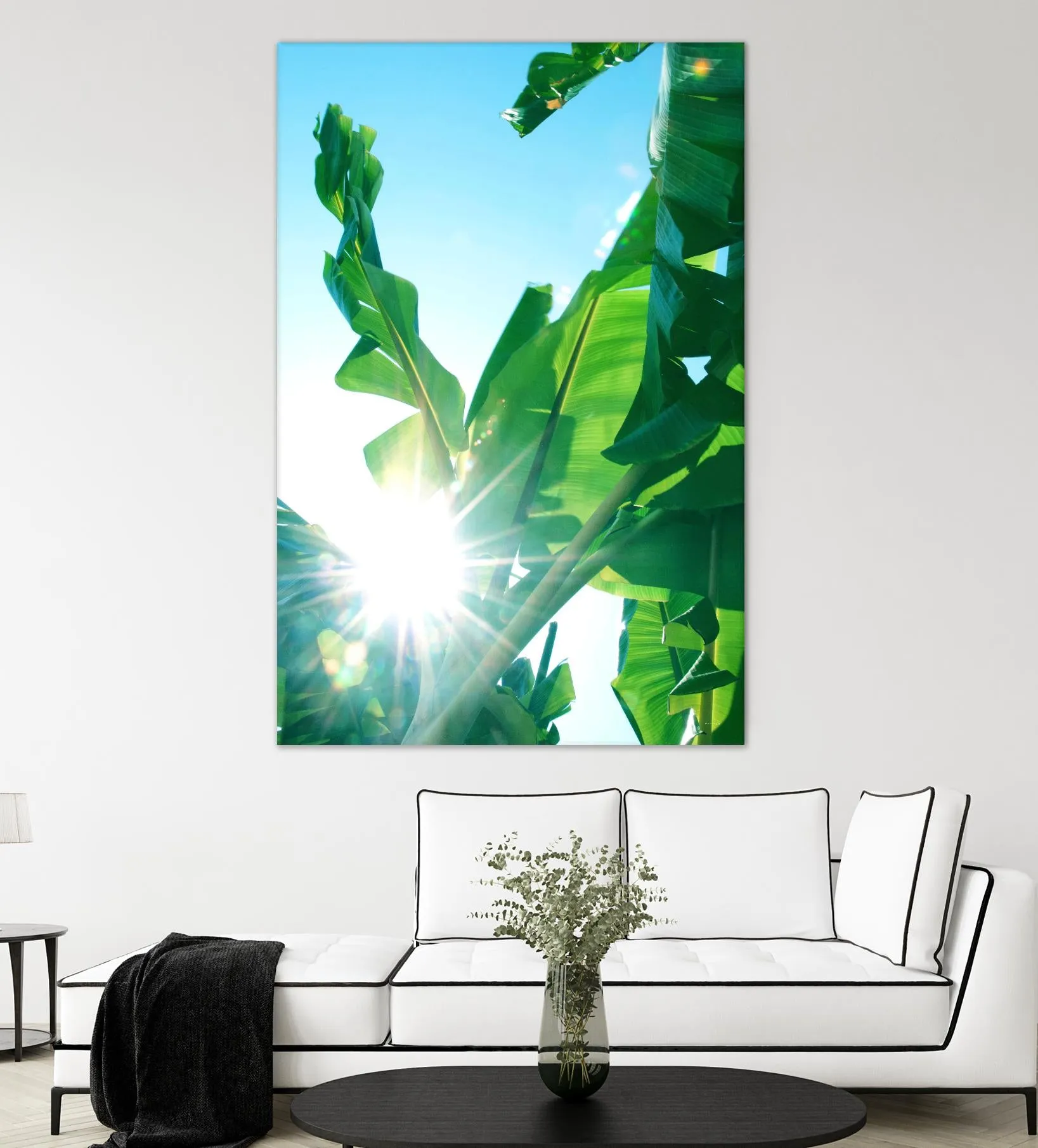 Banana Leaves Delight #1 #tropical #decor #art