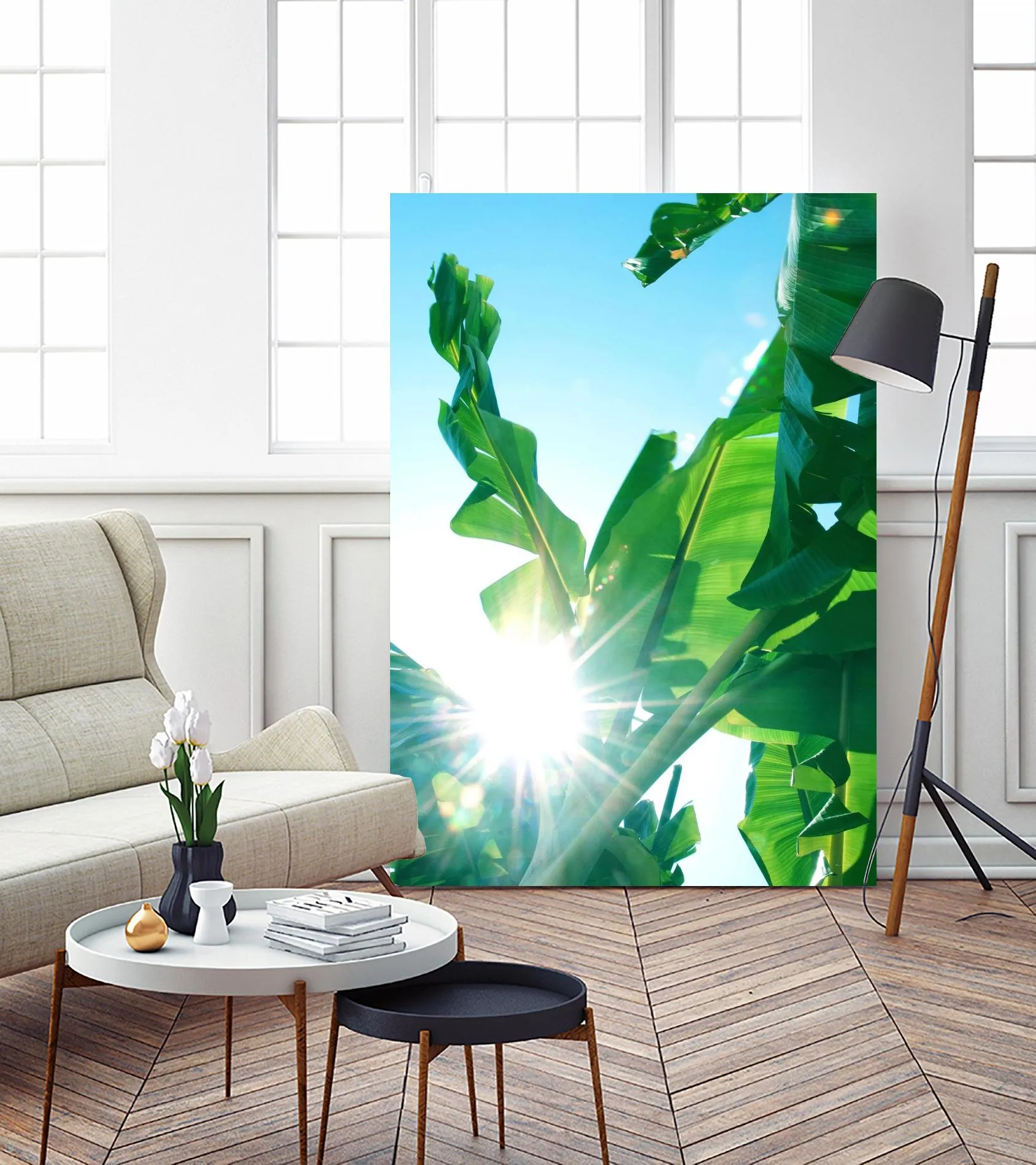 Banana Leaves Delight #1 #tropical #decor #art