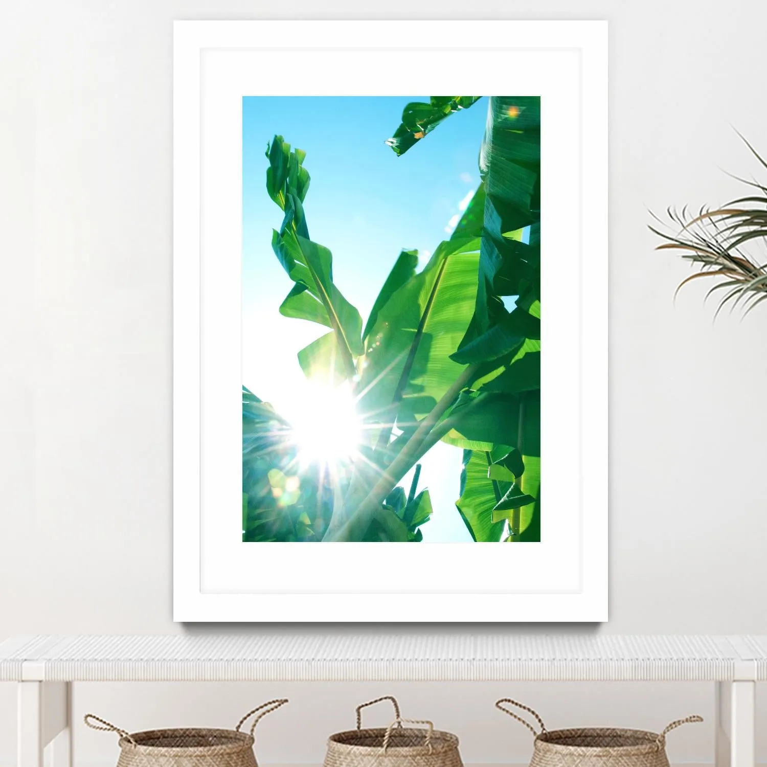 Banana Leaves Delight #1 #tropical #decor #art