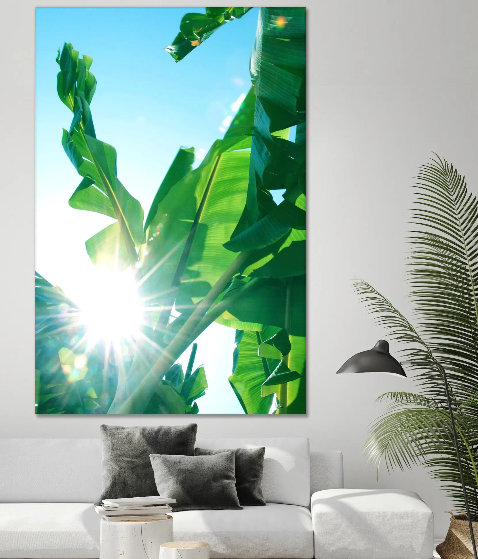 Banana Leaves Delight #1 #tropical #decor #art