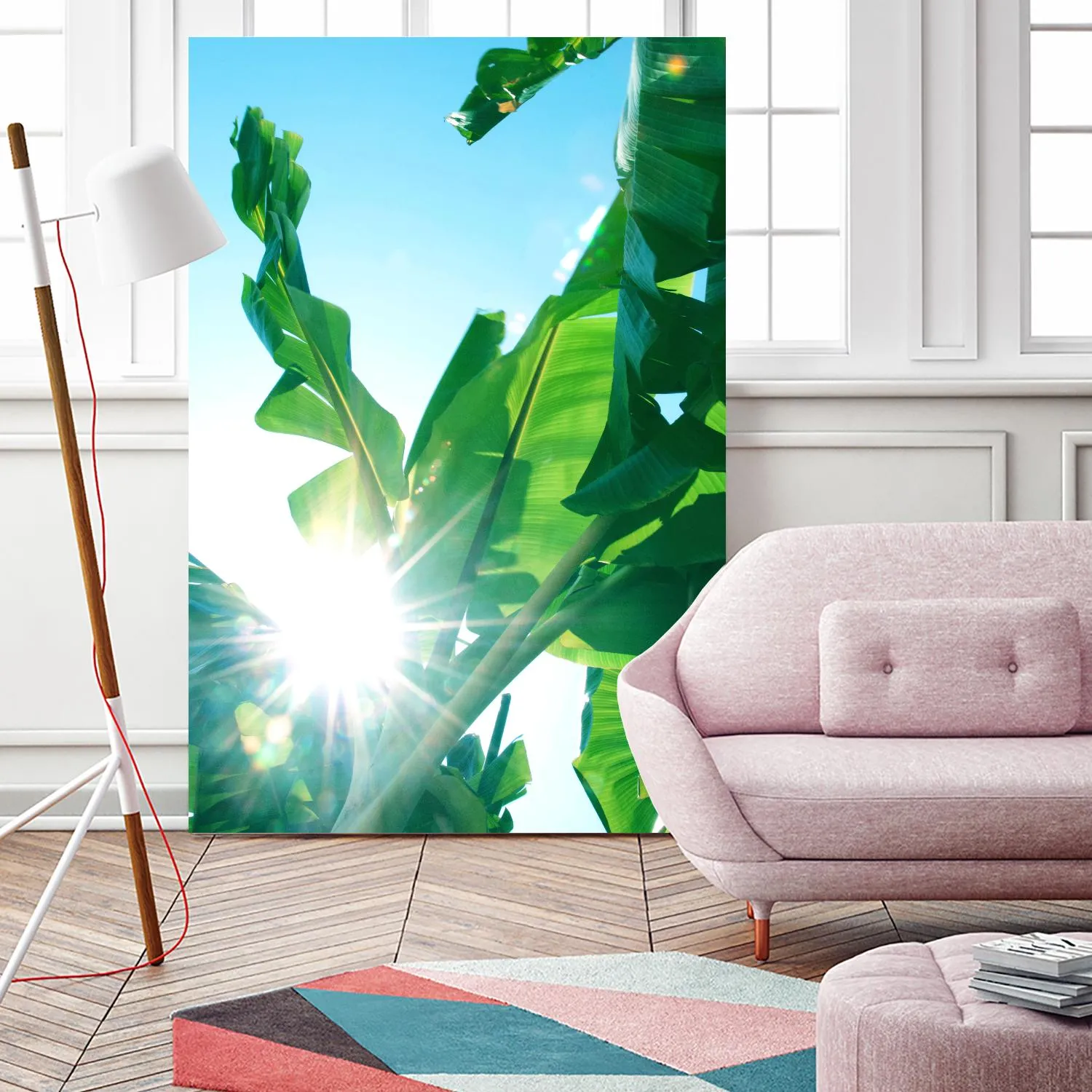 Banana Leaves Delight #1 #tropical #decor #art