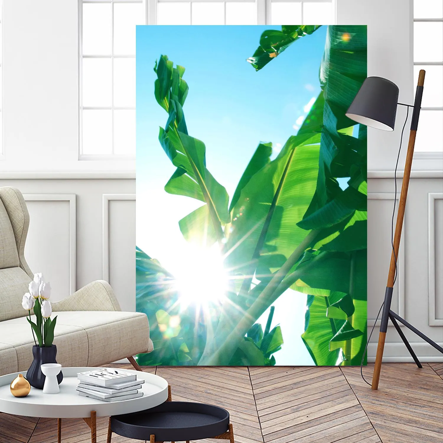 Banana Leaves Delight #1 #tropical #decor #art