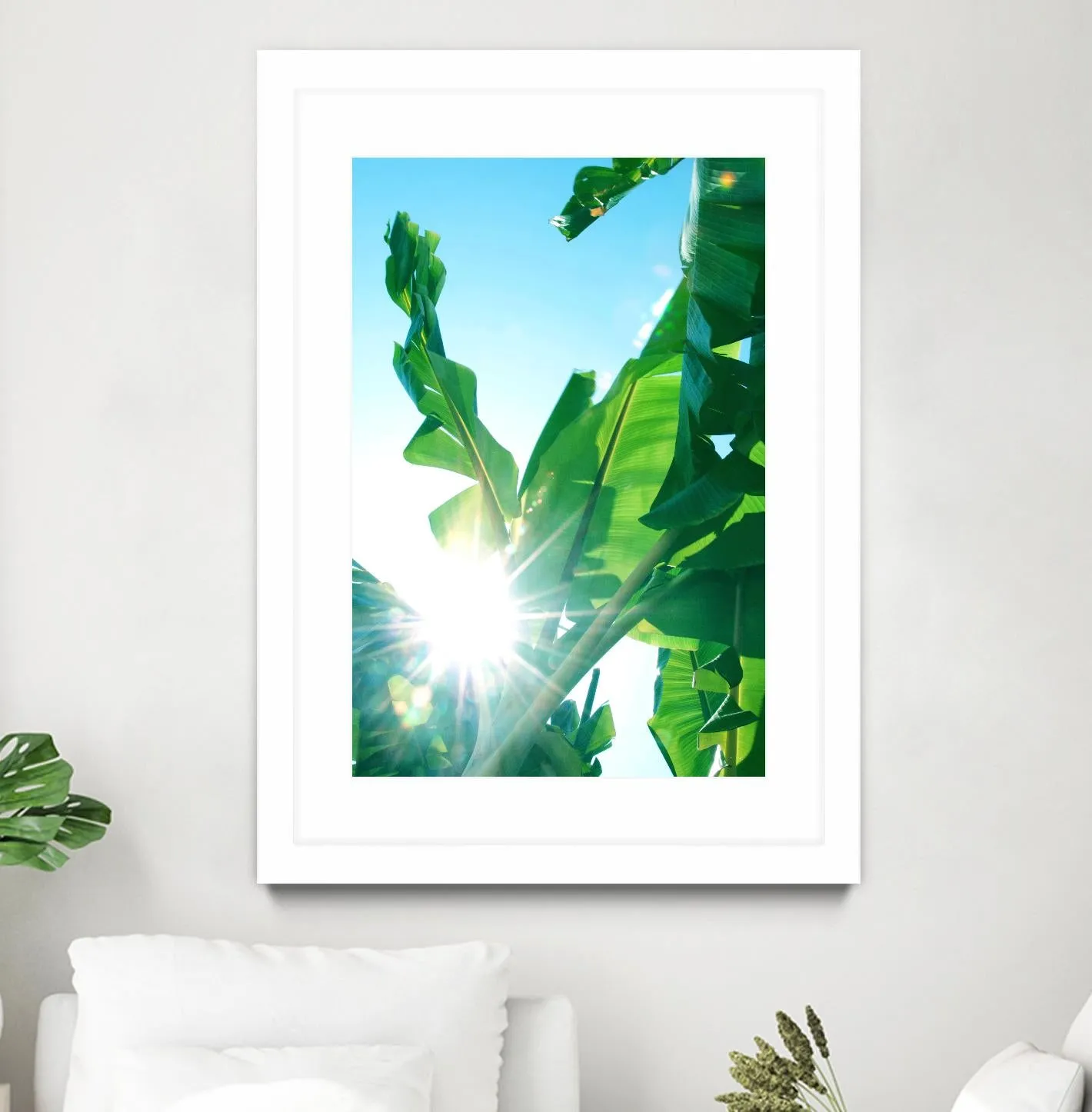 Banana Leaves Delight #1 #tropical #decor #art