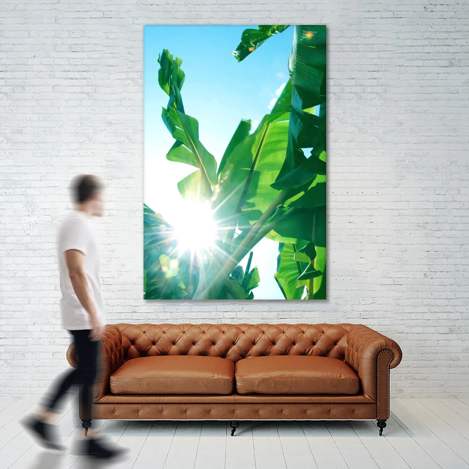 Banana Leaves Delight #1 #tropical #decor #art