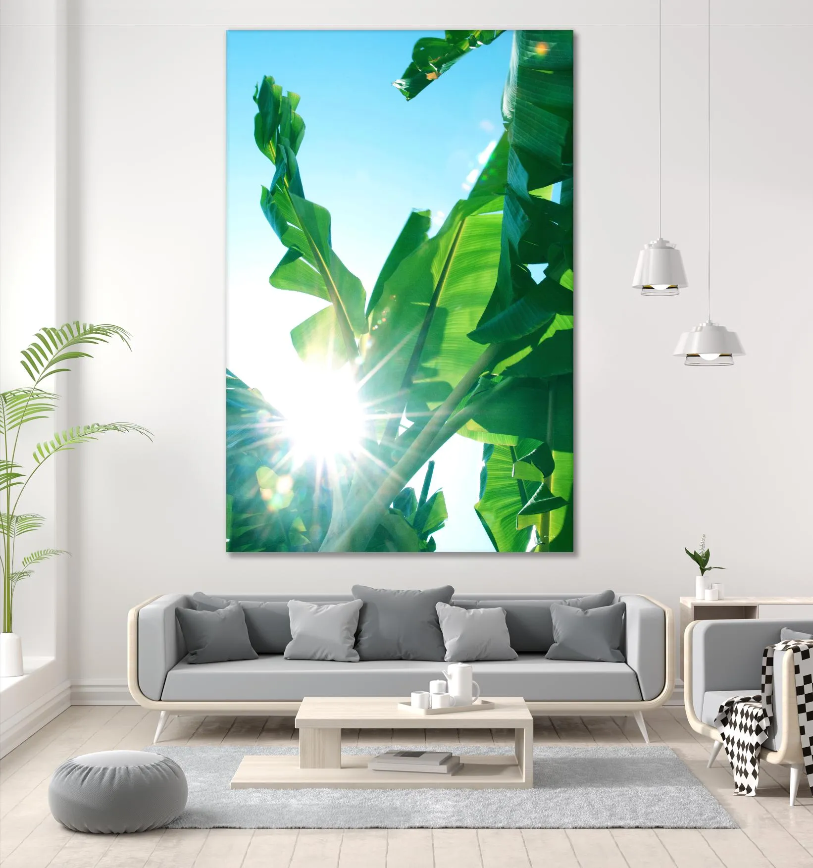 Banana Leaves Delight #1 #tropical #decor #art