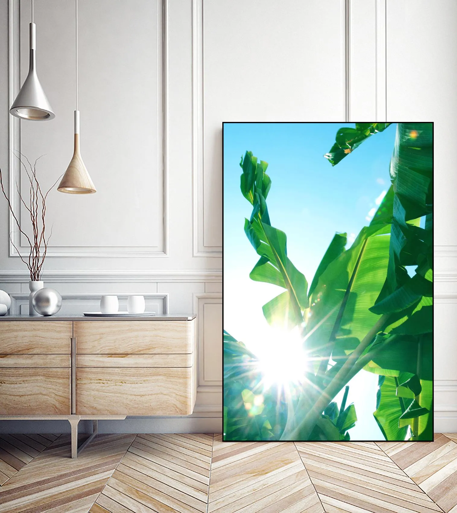 Banana Leaves Delight #1 #tropical #decor #art