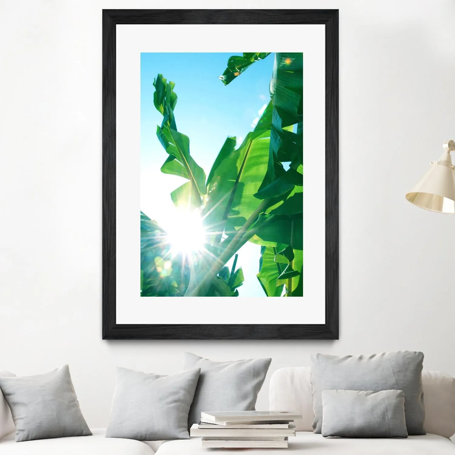 Banana Leaves Delight #1 #tropical #decor #art