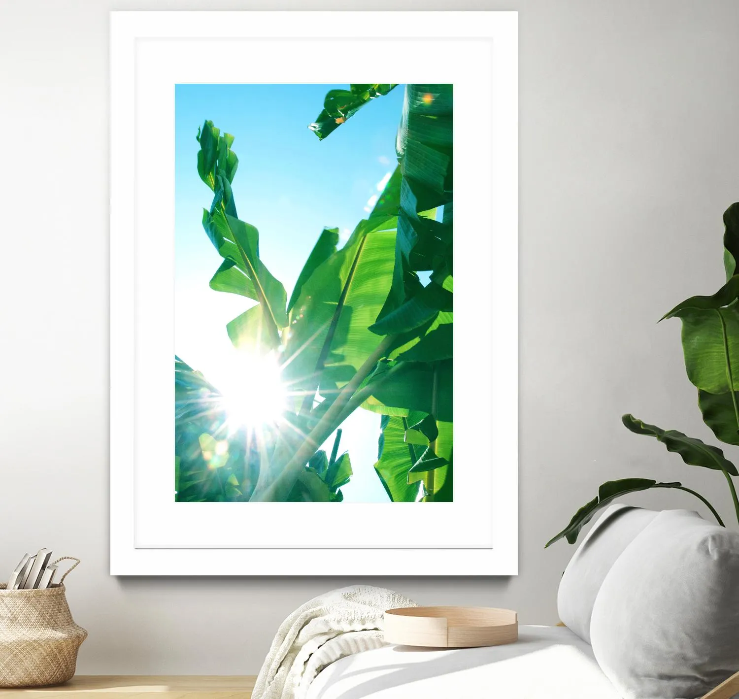 Banana Leaves Delight #1 #tropical #decor #art