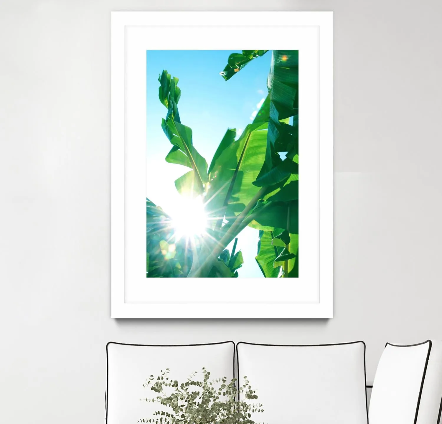 Banana Leaves Delight #1 #tropical #decor #art