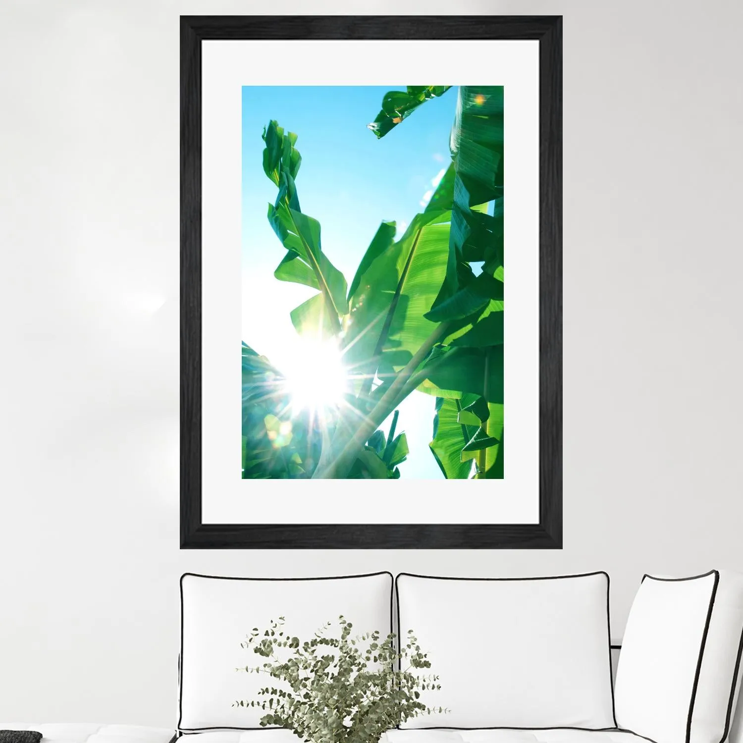 Banana Leaves Delight #1 #tropical #decor #art