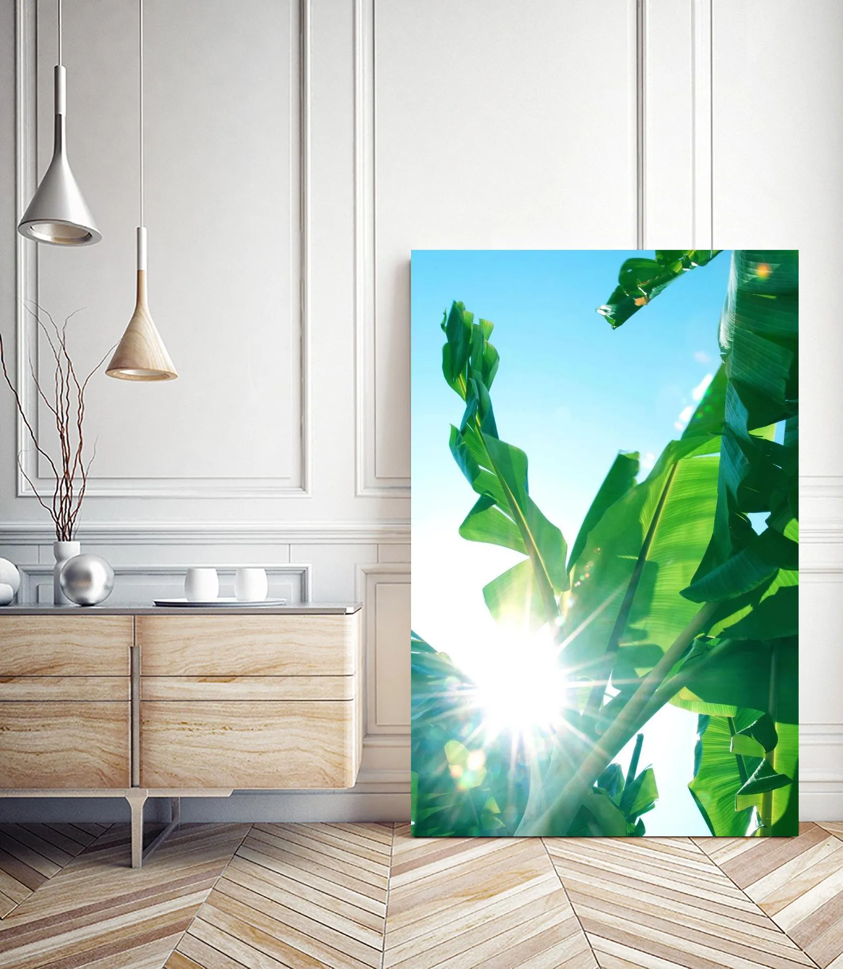 Banana Leaves Delight #1 #tropical #decor #art