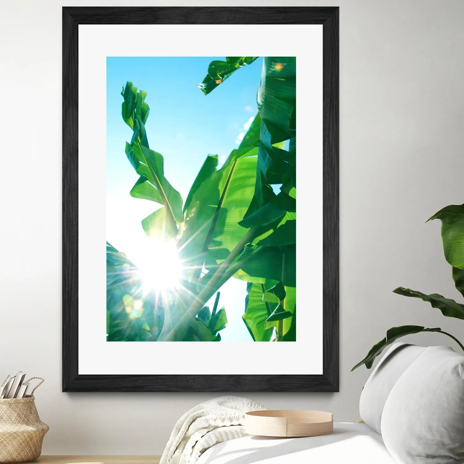 Banana Leaves Delight #1 #tropical #decor #art