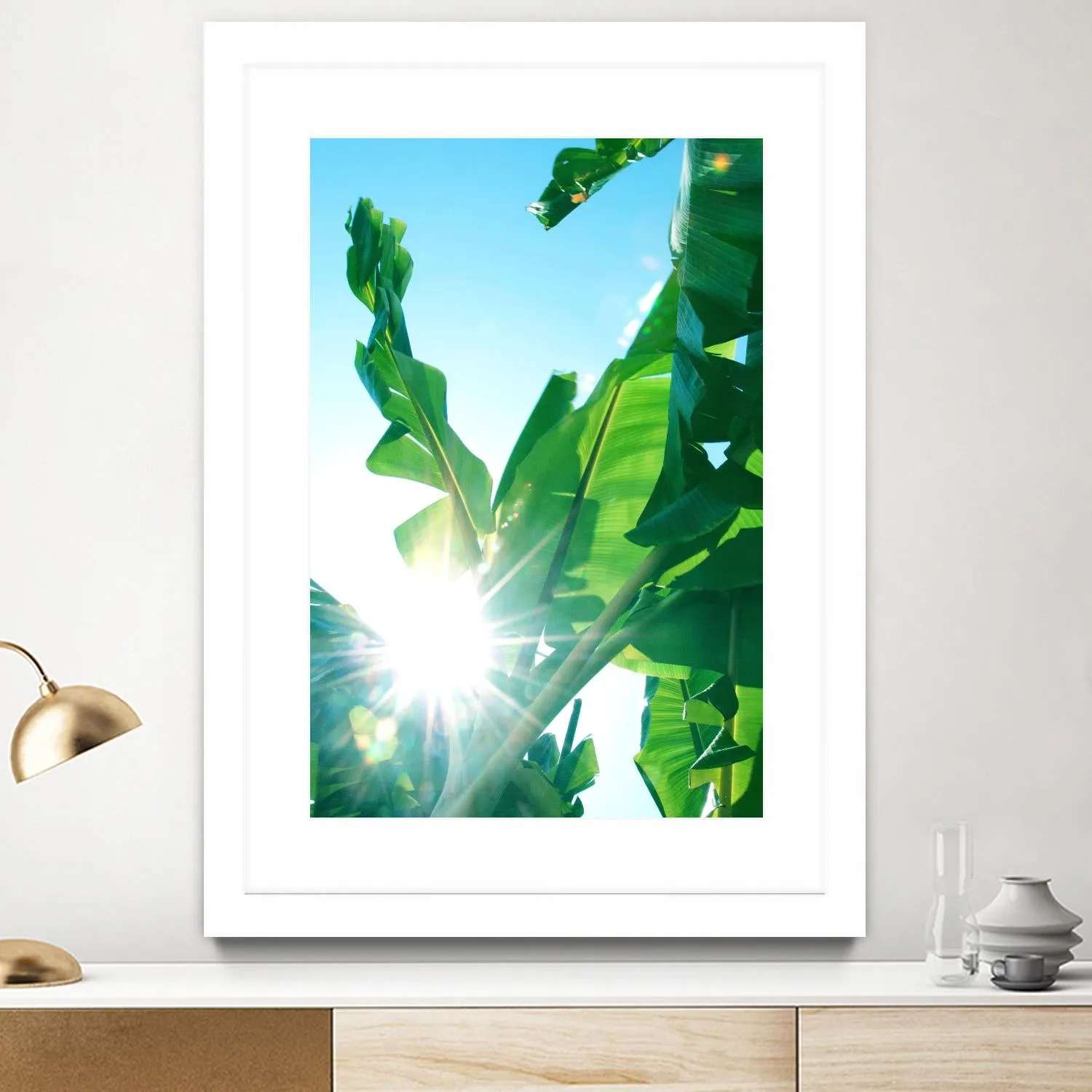 Banana Leaves Delight #1 #tropical #decor #art