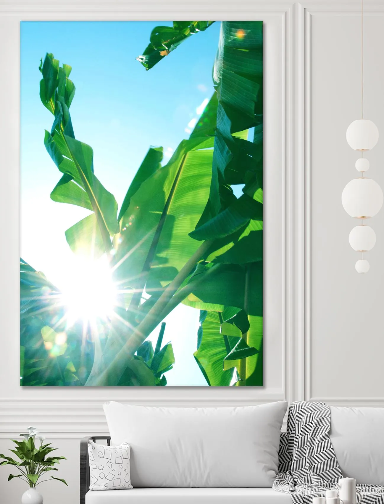 Banana Leaves Delight #1 #tropical #decor #art