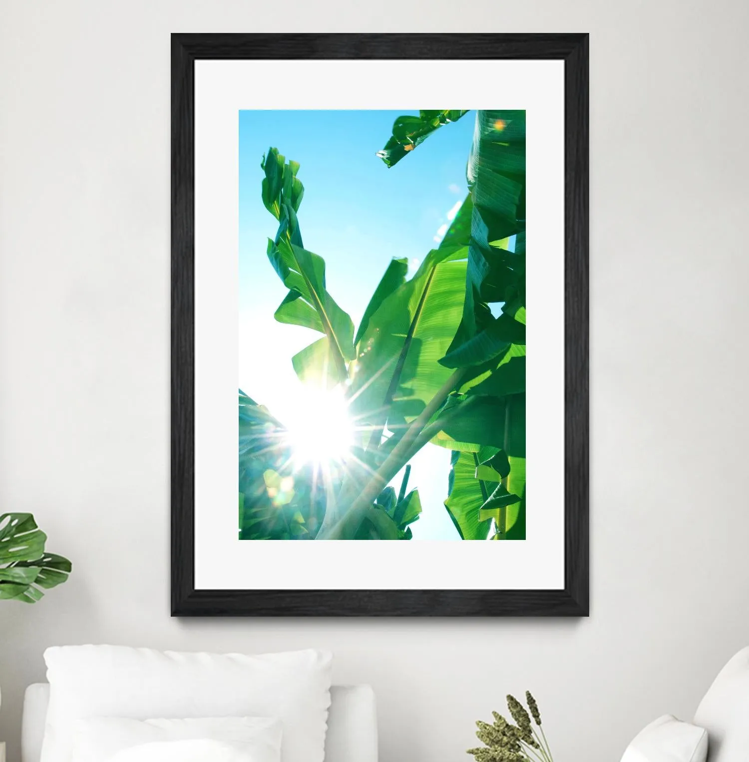 Banana Leaves Delight #1 #tropical #decor #art