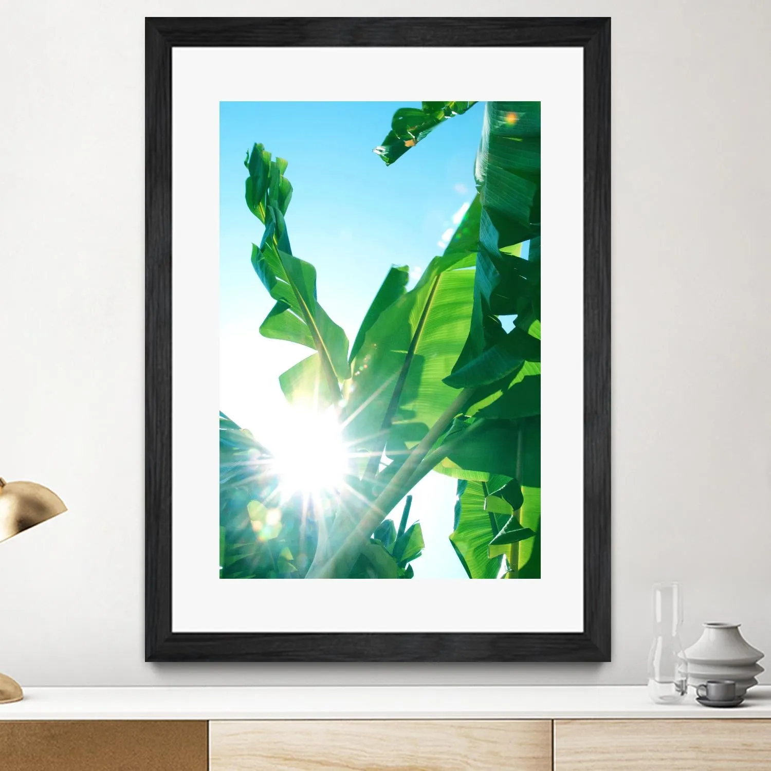 Banana Leaves Delight #1 #tropical #decor #art