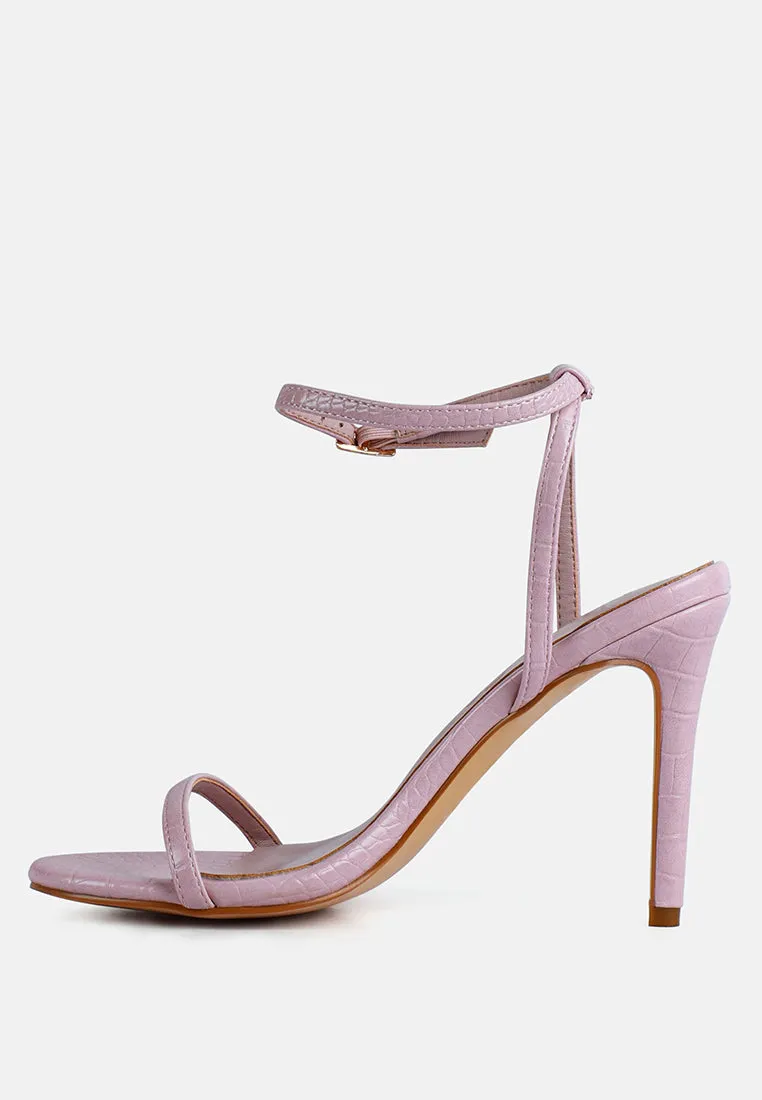 Blondes Croc High Heeled Sandal By Ruw