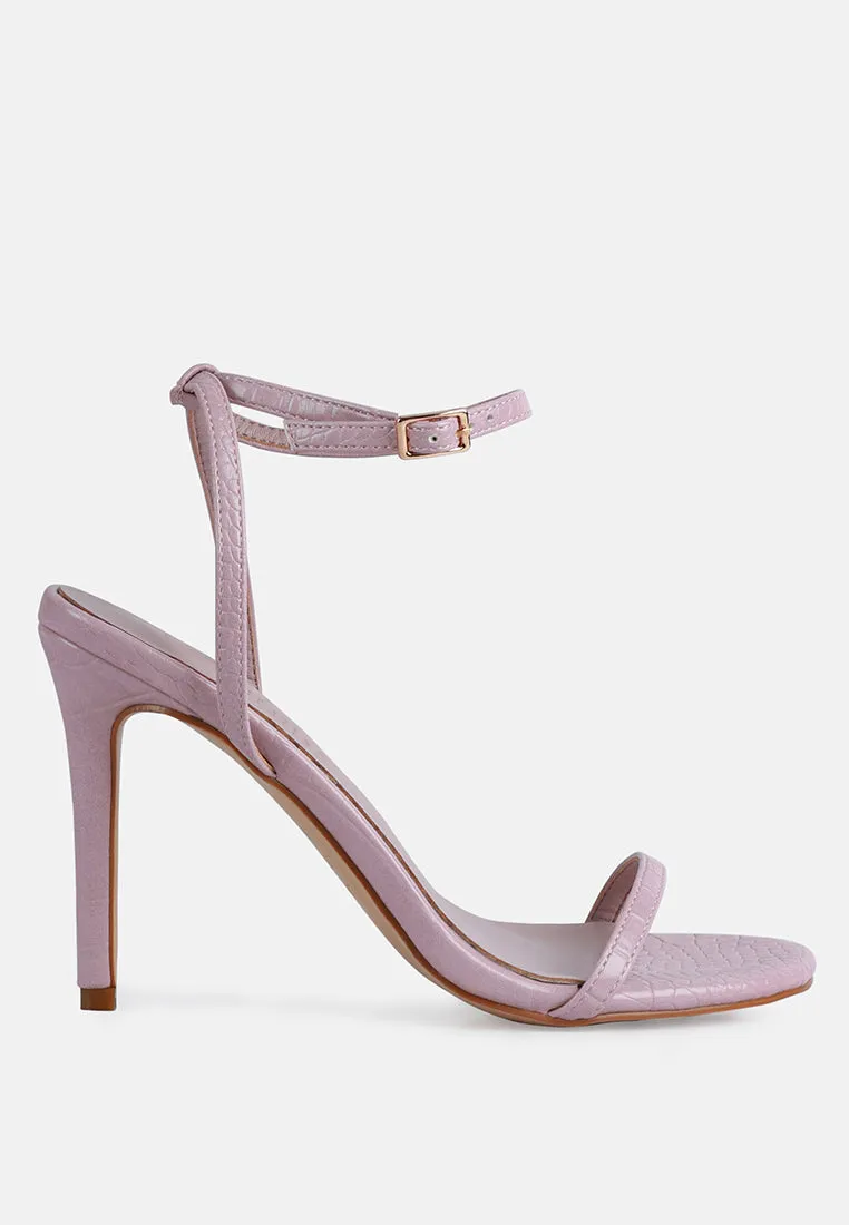 Blondes Croc High Heeled Sandal By Ruw