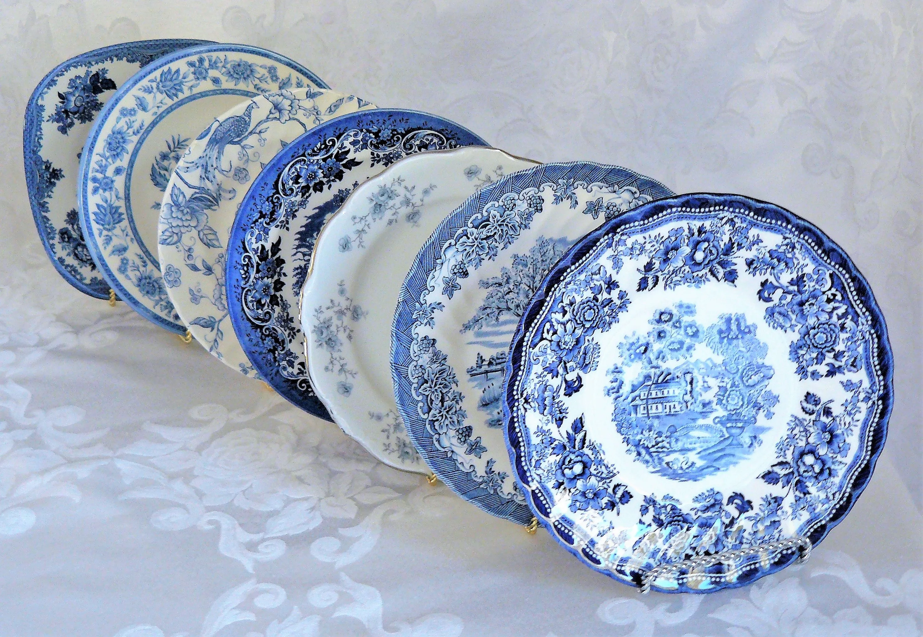 Blue & White Salad Plates