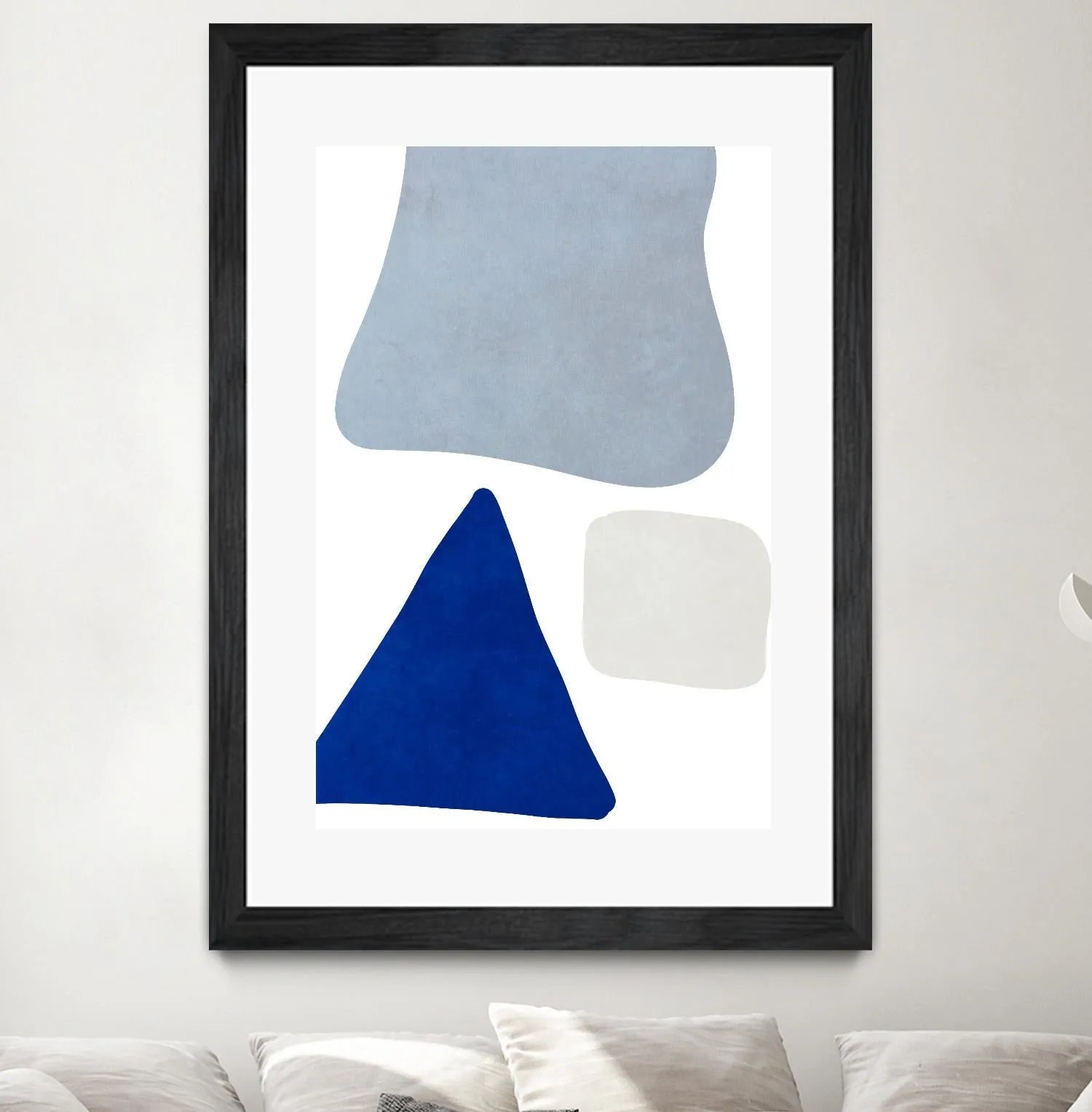 Blue Simple Shapes I